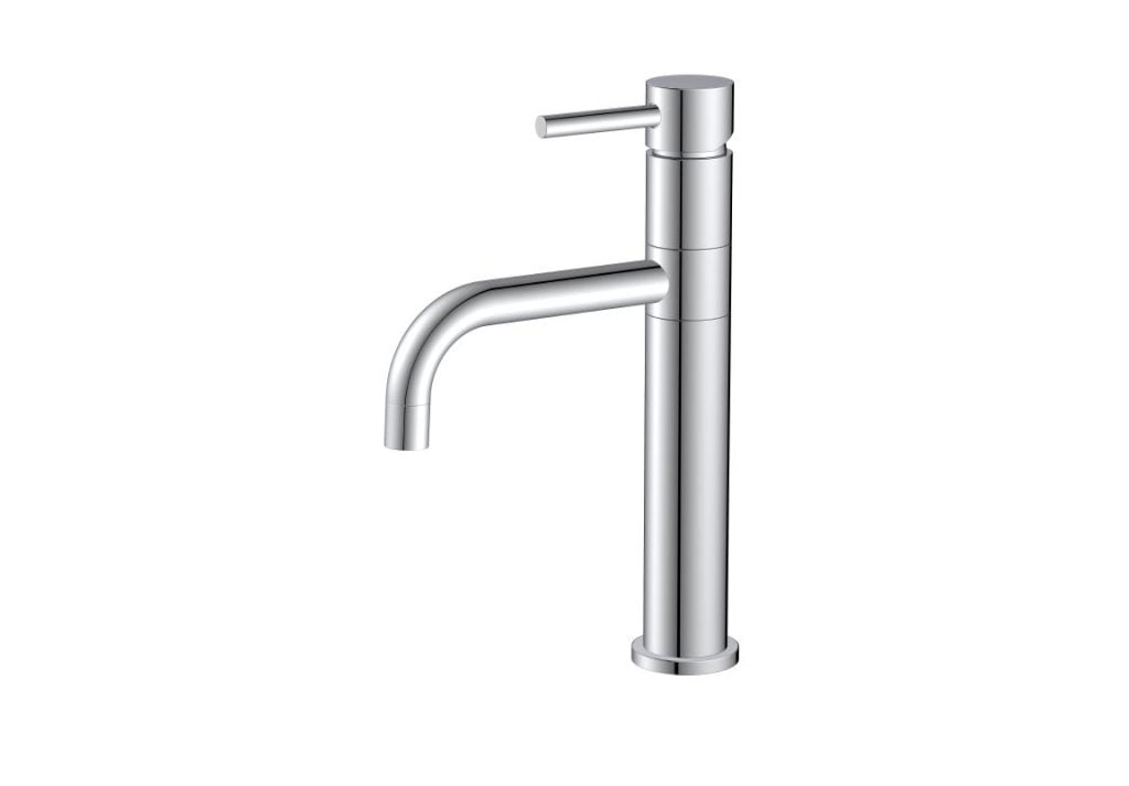 ברז פרח נמוך לכיור אינטגרלי פיה מסתובבת שחור מט בשילוב זהב מט